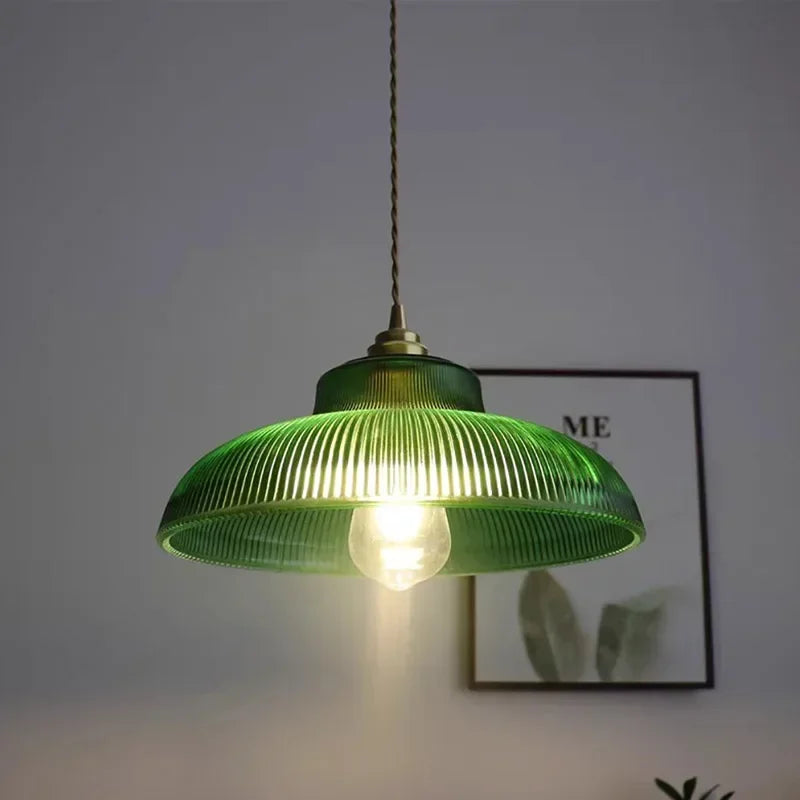 lámpara led vintage de vidrio para decoración interior