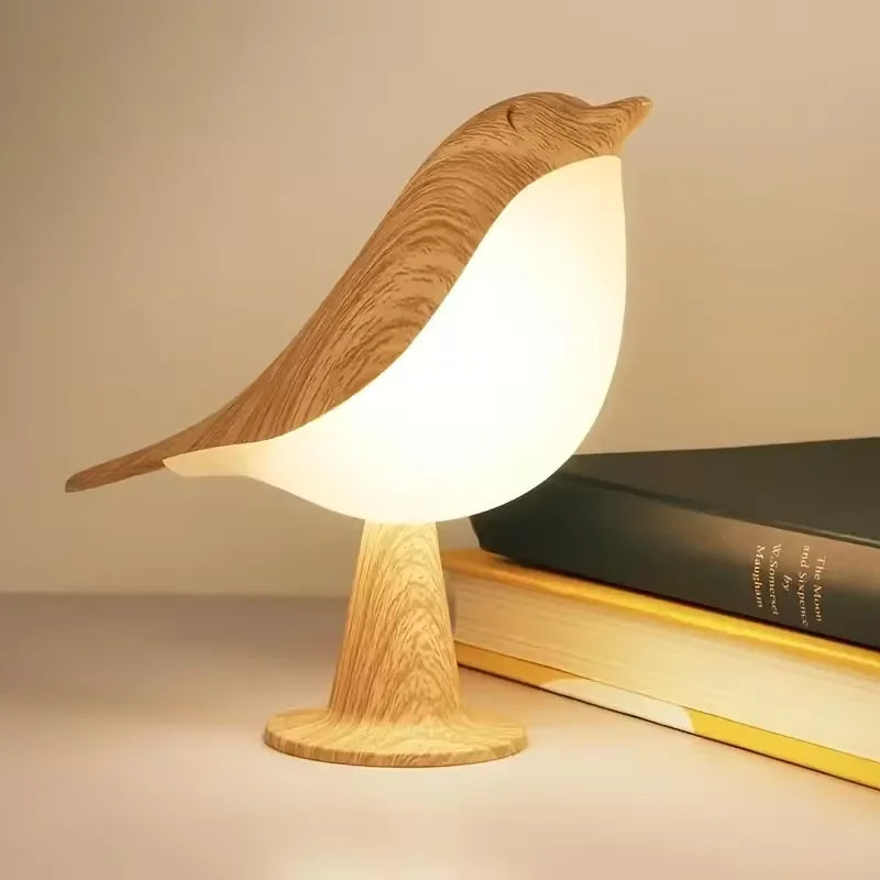Luz nocturna de madera Birdlight