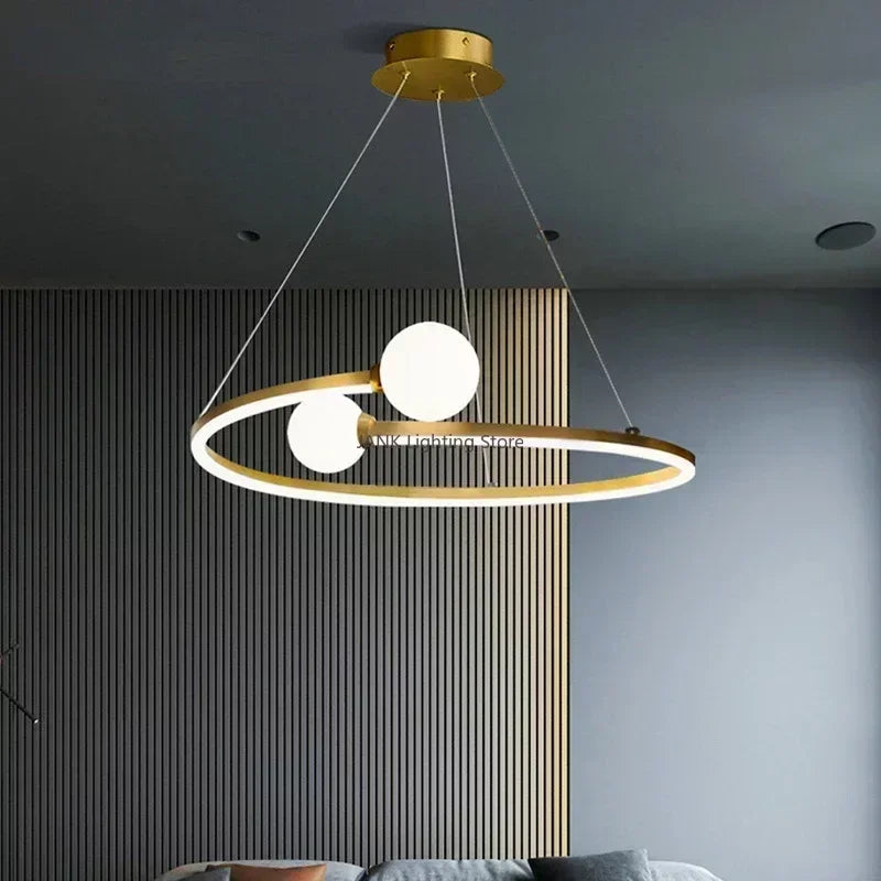 Lustre moderno diseño luminoso elegante