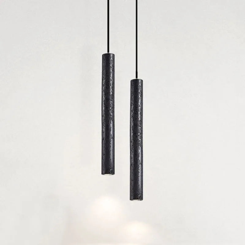 lustre LED suspendido wabi sabi diseño moderno minimalista nórdico decorativo