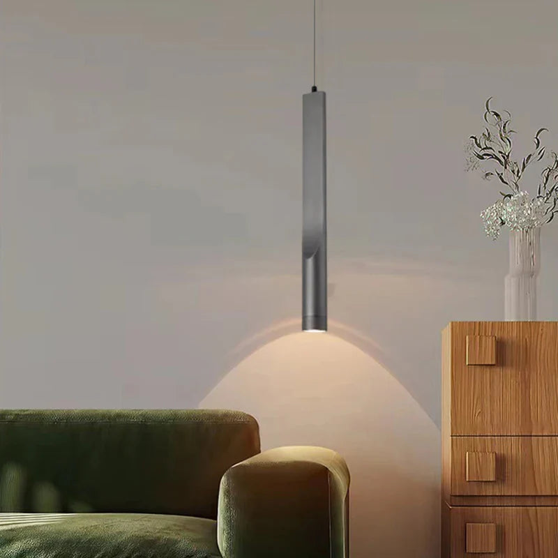 lámpara moderna minimalista de aluminio