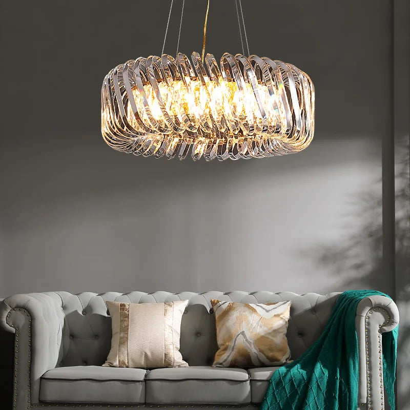 Lámpara de cristal diseño contemporáneo refinado