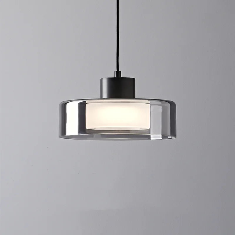 lámpara de lujo de vidrio redondo para decoración retro
