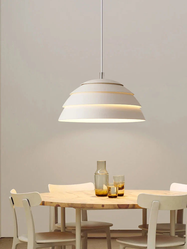 lámpara de techo moderna minimalista estilo crema para decoración e iluminación