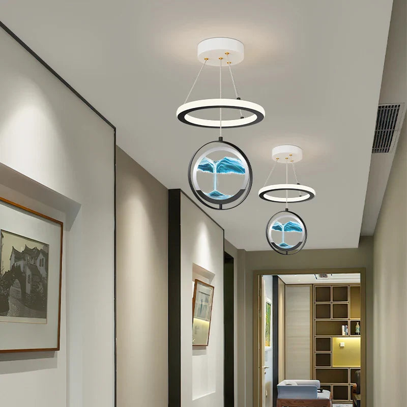 lustre nórdico minimalista moderno pequeñas arenas movedizas