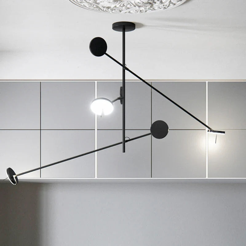 Lámpara moderna elegante colgante luminosa