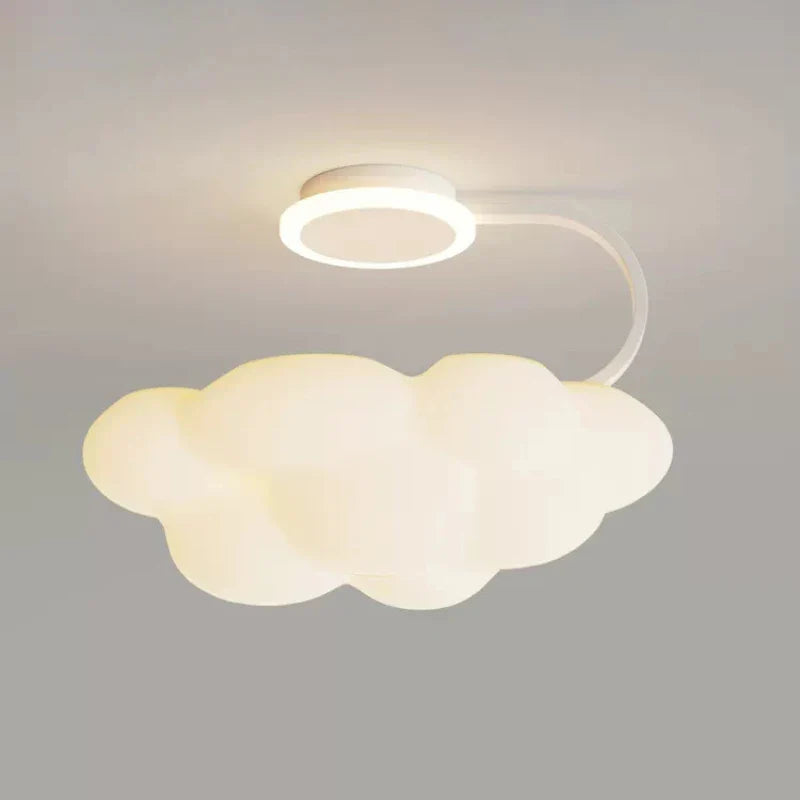 lámpara de techo romántica de nubes para habitación infantil decoración nórdica