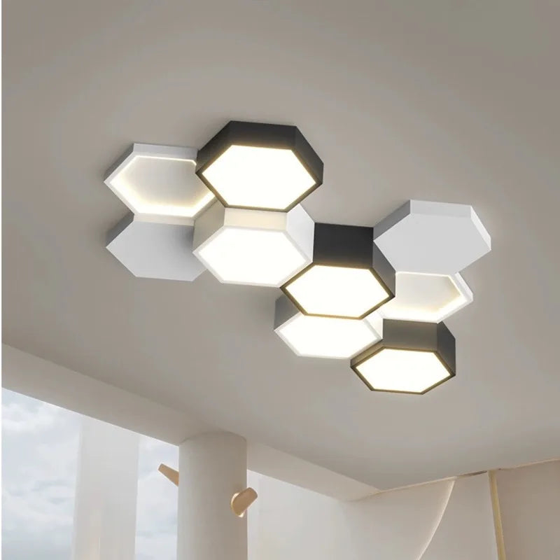 Lámpara LED escandinava elegante con mando a distancia
