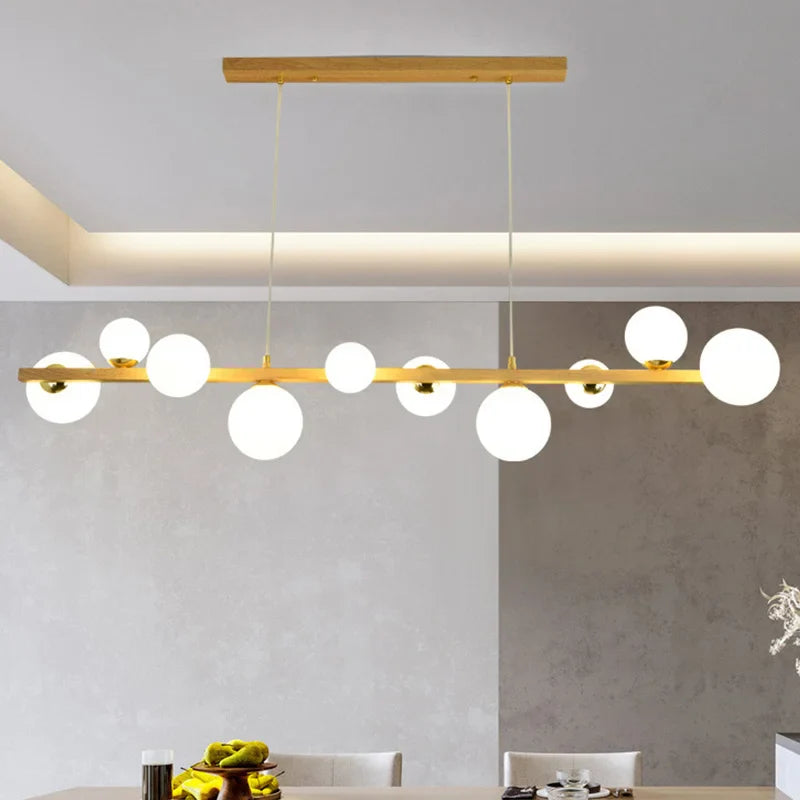 Lámpara elegante contemporánea de vidrio