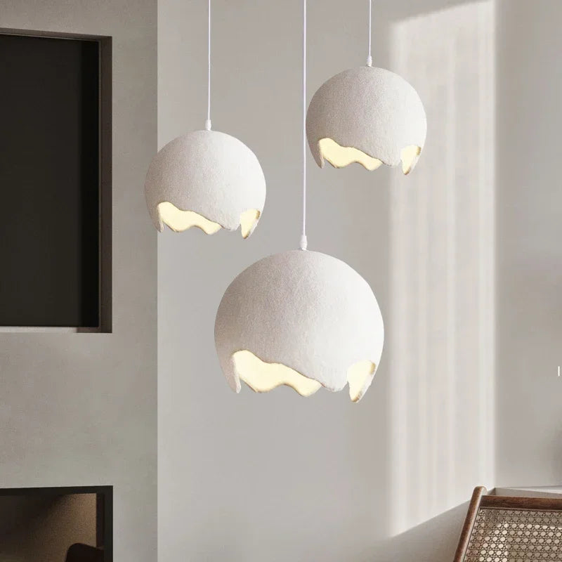 lámpara de microcemento diseño moderno para bar y restaurante