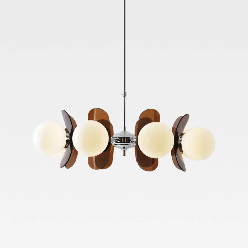 lustre Bauhaus acrílico estilo nórdico antiguo