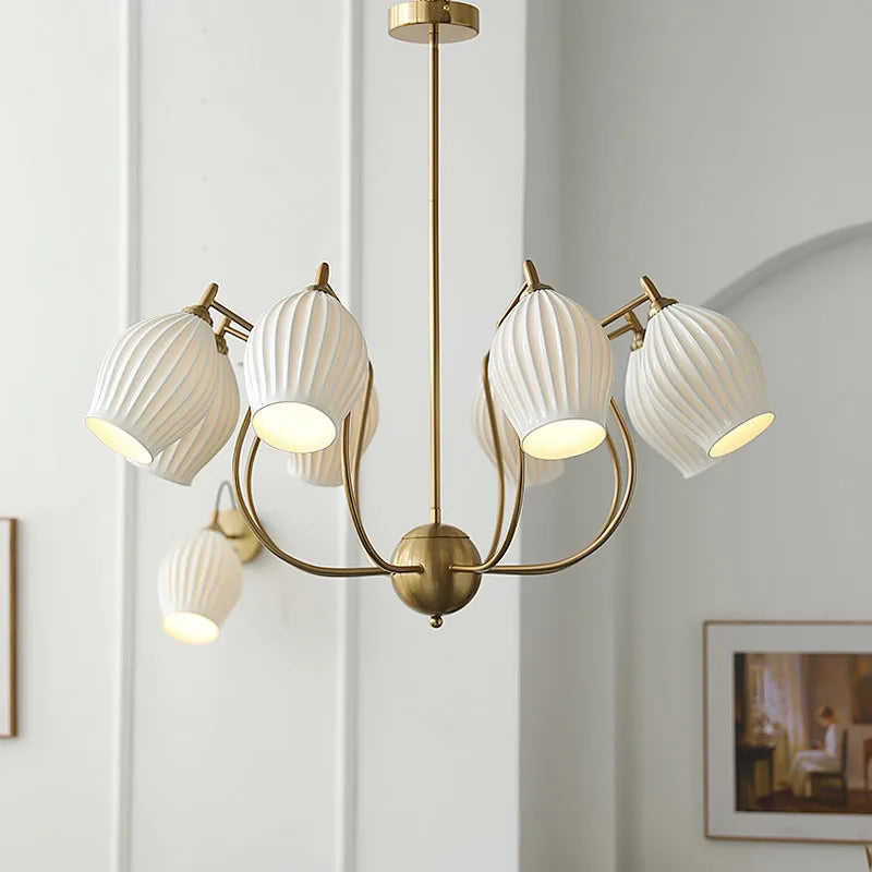 Lámpara bauhaus de cerámica para interior elegante y moderno