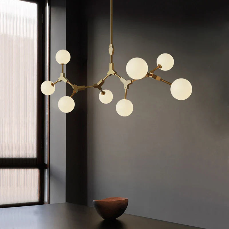 Lustre suave minimalista luminoso interior