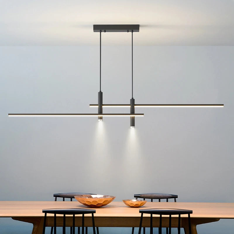 Lámpara colgante Jetta – Diseño moderno en metal y vidrio para una iluminación elegante