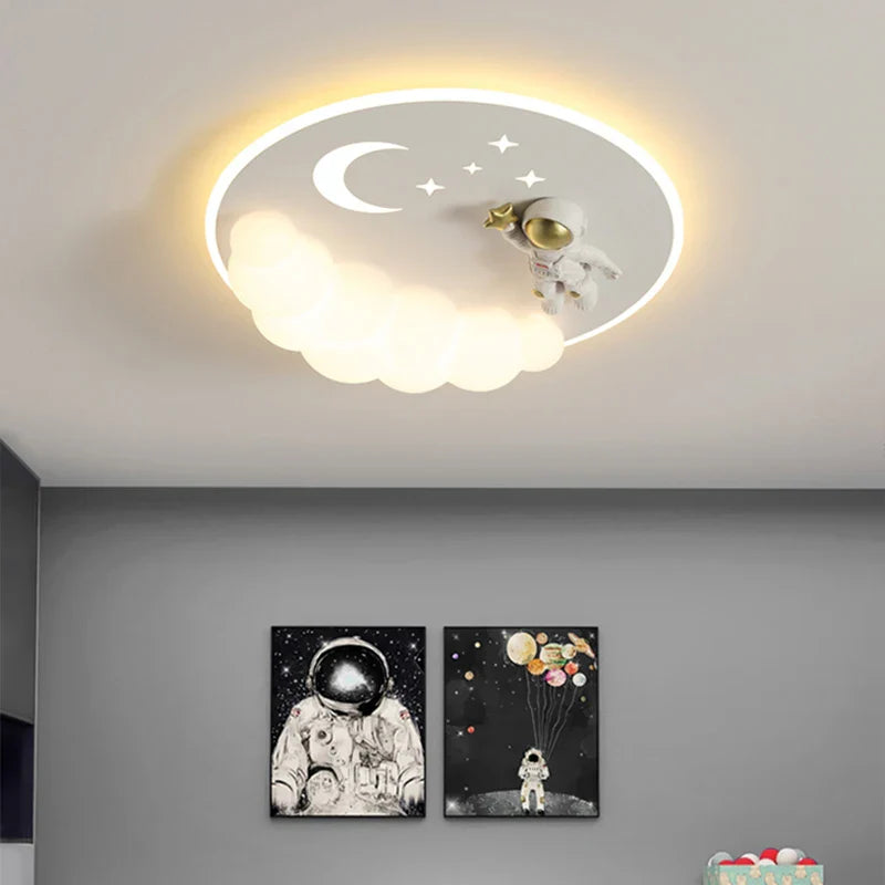 lustre LED moderno con control remoto para decoración interior