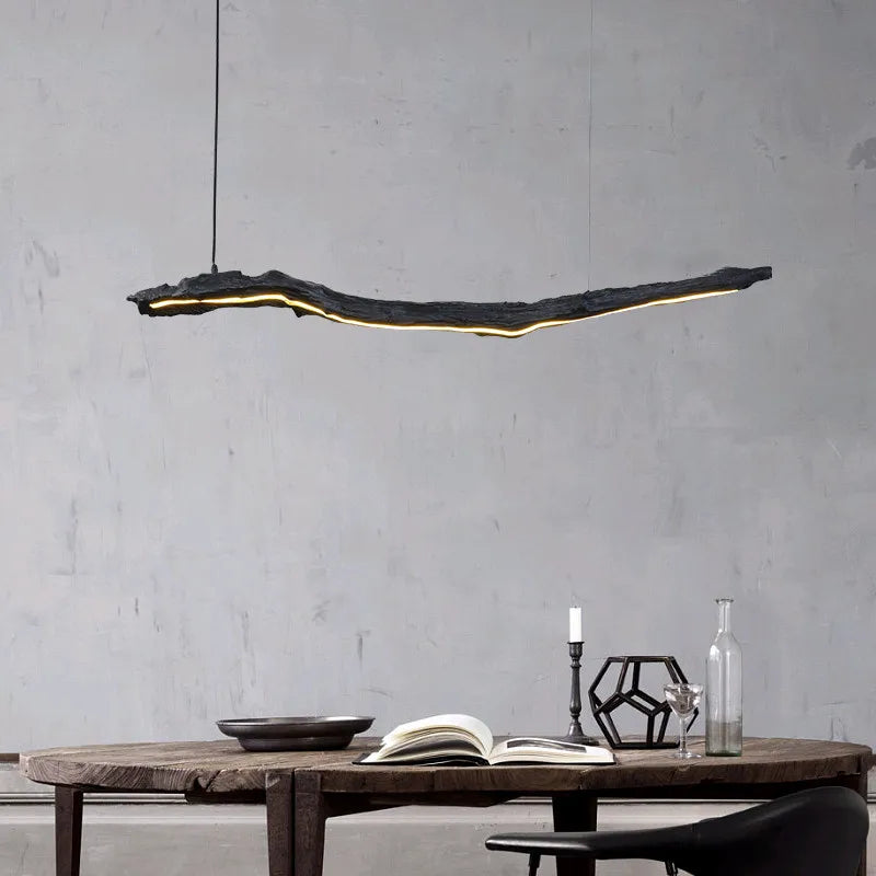 lámpara wabi-sabi nórdica led para restaurante y café