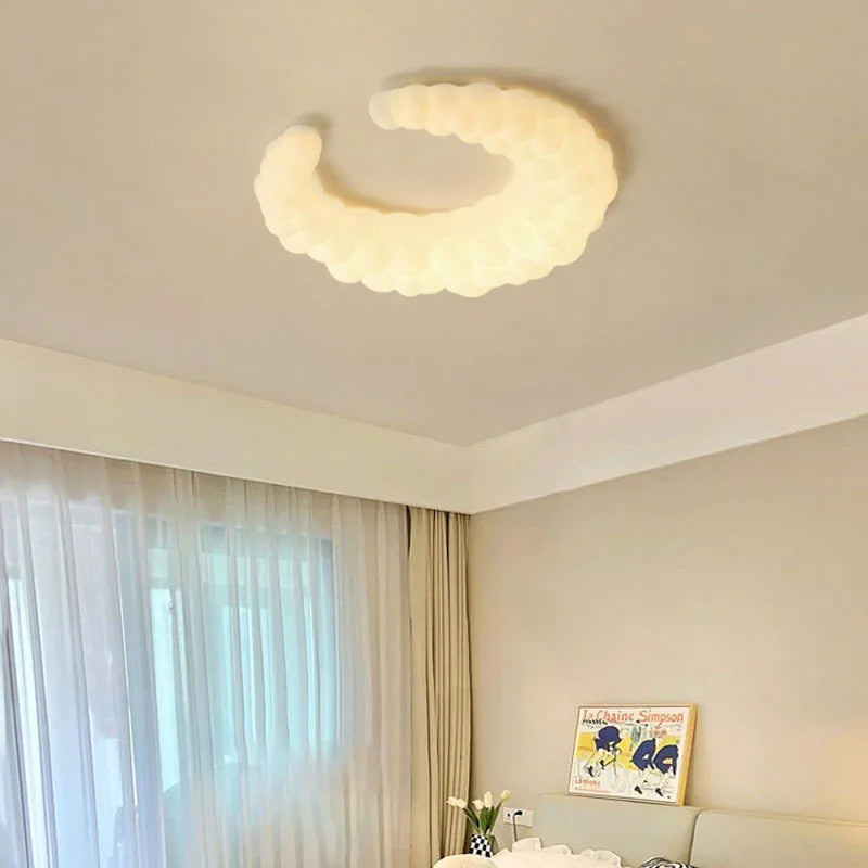 Lustre nube suave para habitación de bebé