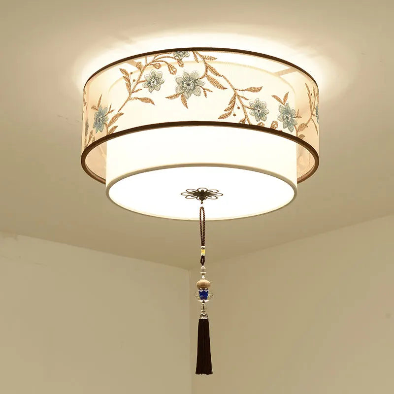 Elegancia luminosa china retro