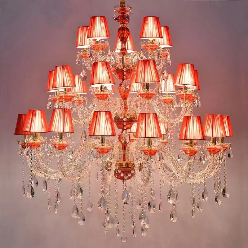 lámpara de cristal diseño para decoración de restaurante y café