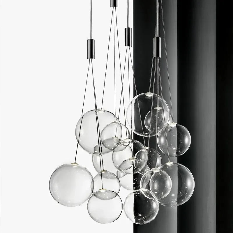 Lámpara diseño nórdico contemporáneo luminosa