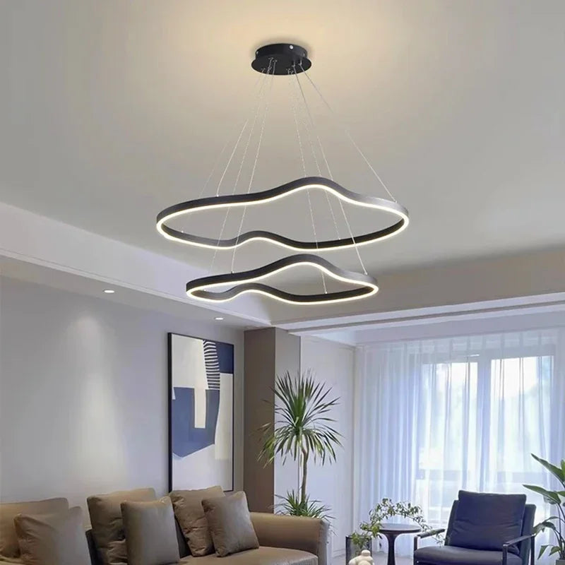 lustre suspensión led para iluminación interior moderna
