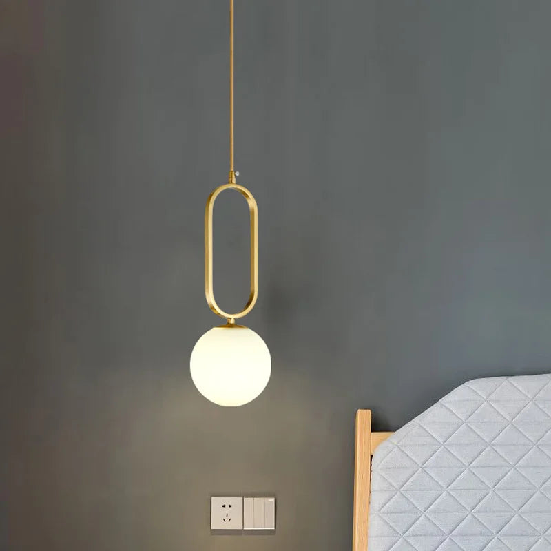 Lámparas colgantes de diseño nórdico en vidrio