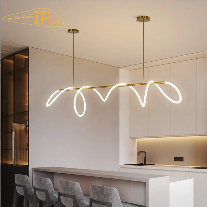 Lámpara colgante LED de diseño moderno elegante