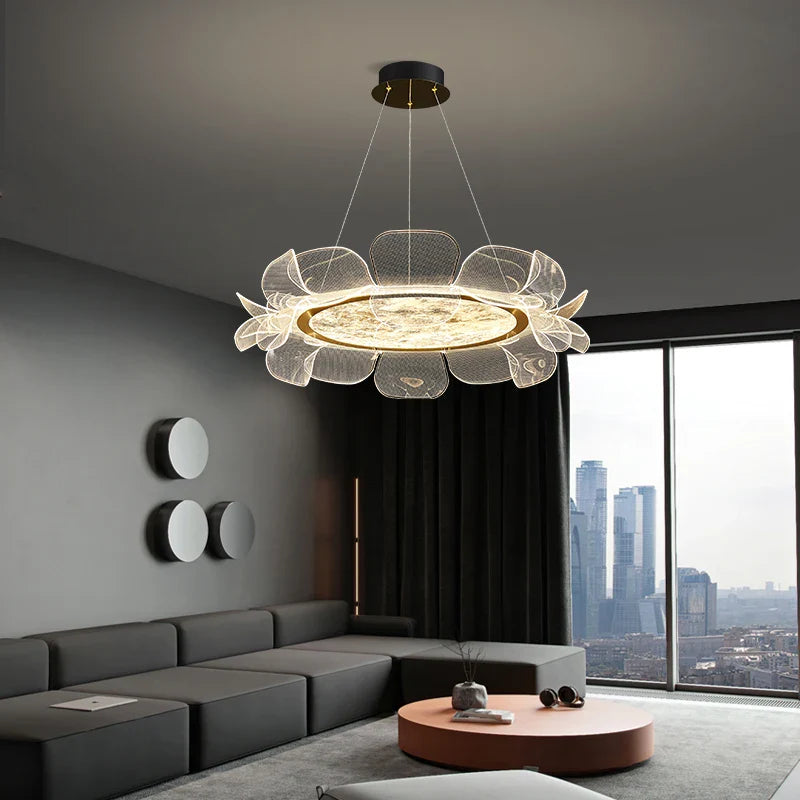 Lámpara moderna elegante para decoración interior