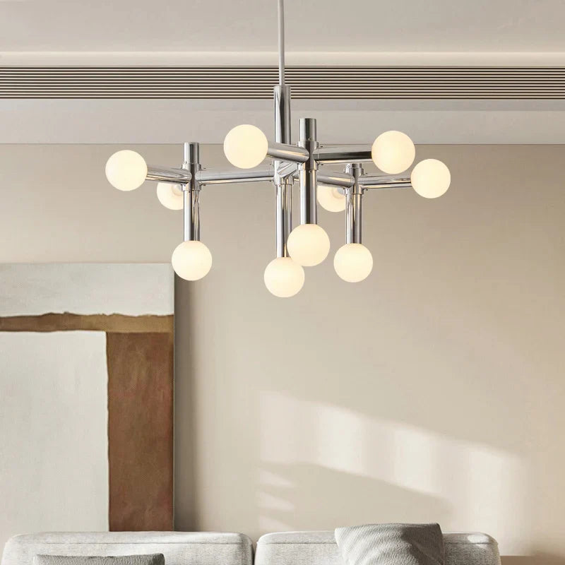 lámpara de techo estilo bauhaus retro para interiores elegantes