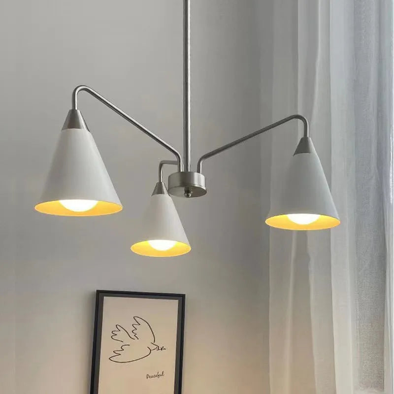 Lámpara colgante elegante de hierro forjado moderno