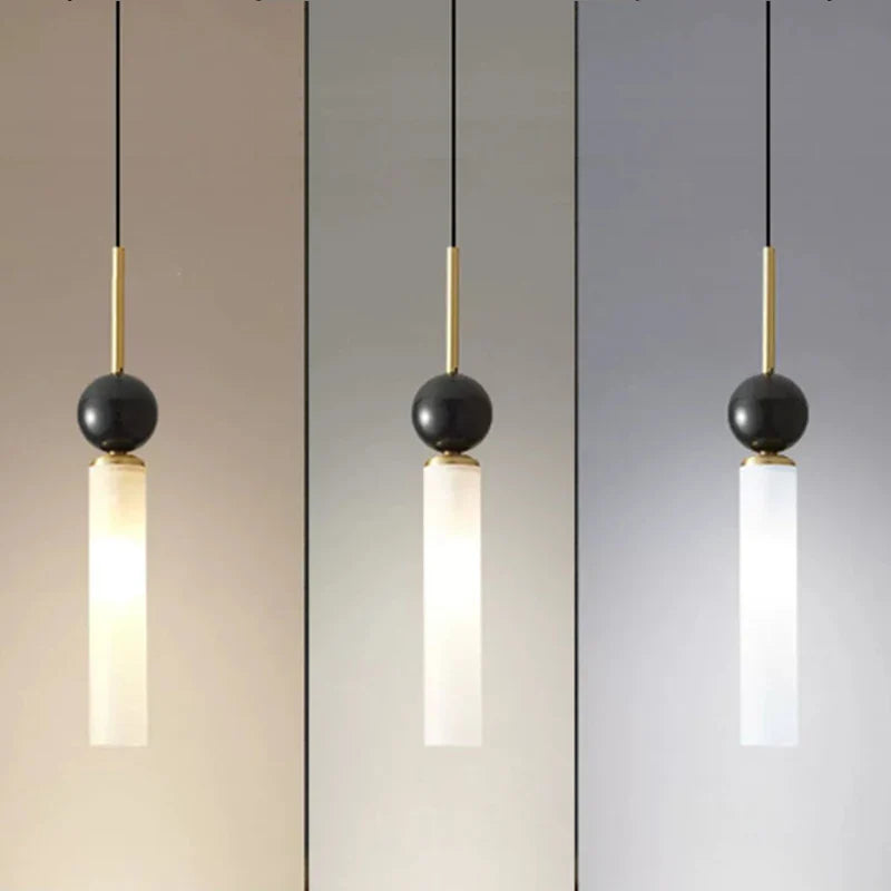 lámpara moderna colgante con iluminación LED decorativa interior