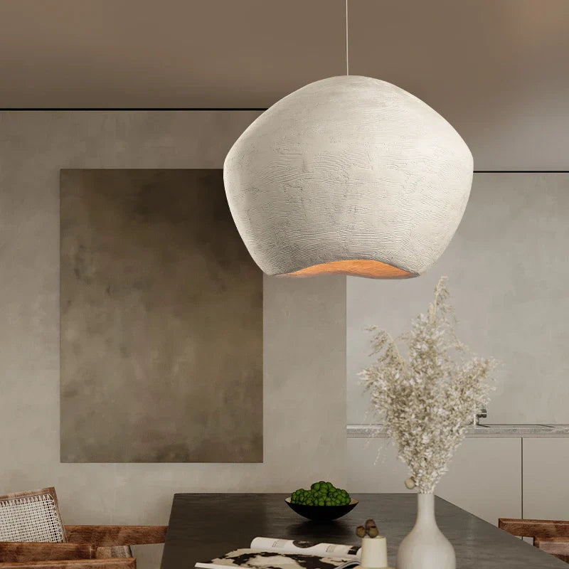 lámpara led estilo nórdico wabi sabi para restaurante y bar