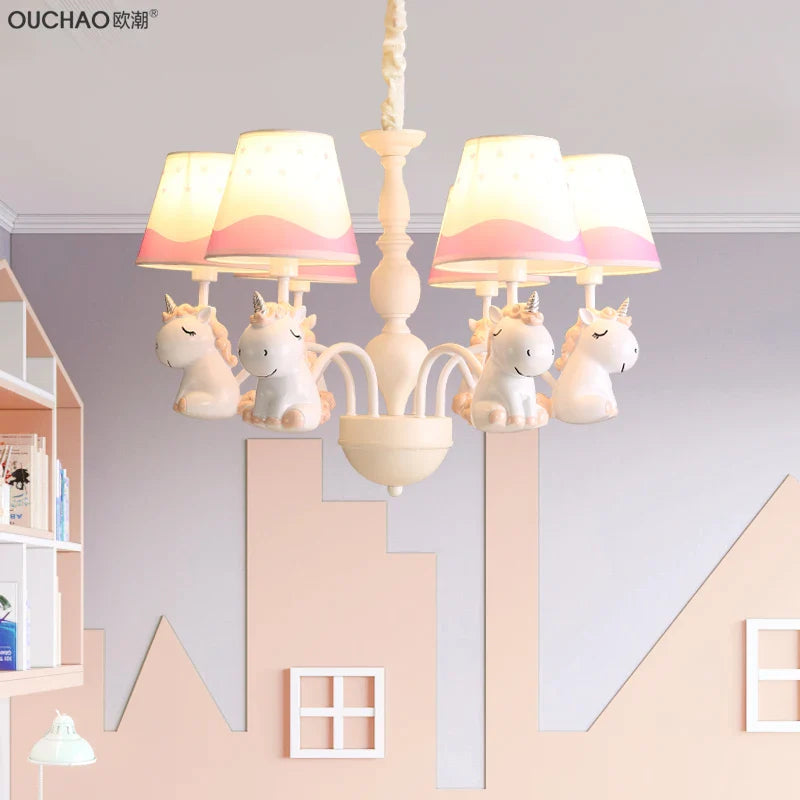 lámpara unicornio para jardín de niños y dormitorio