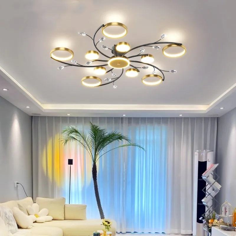 Lámpara colgante LED moderna elegante
