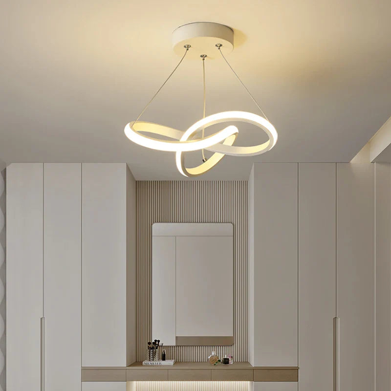 lustre LED diseño creativo simple para decoración interior moderna