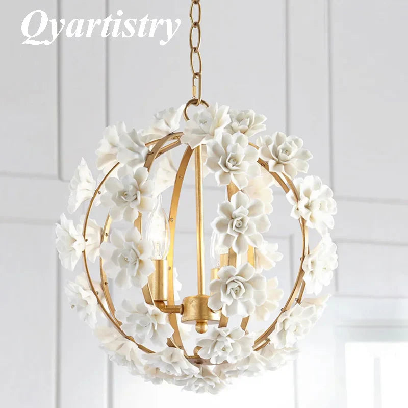 lustre estilo imperio real retro con LED integrada