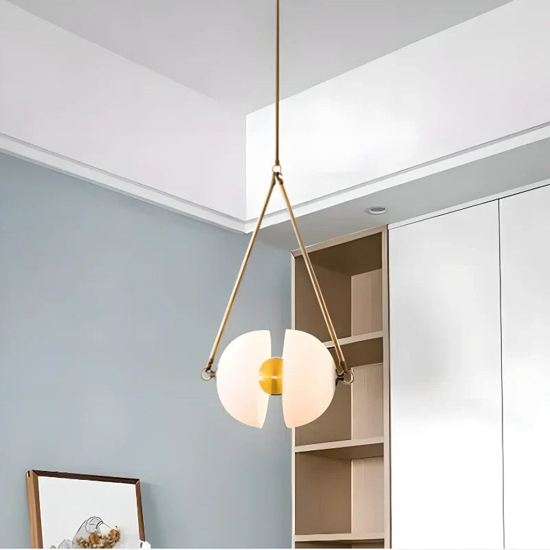 lámpara de vidrio minimalista para decoración moderna y nórdica