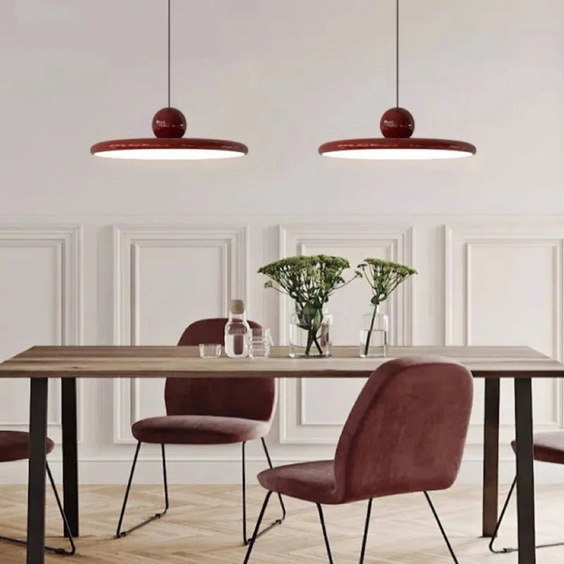 Lámpara LED chic nórdica salón elegante