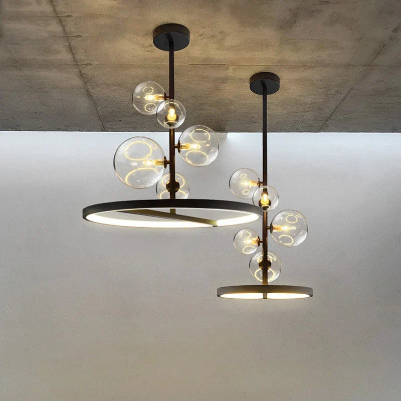 Lámpara de araña contemporánea moderna luminosa