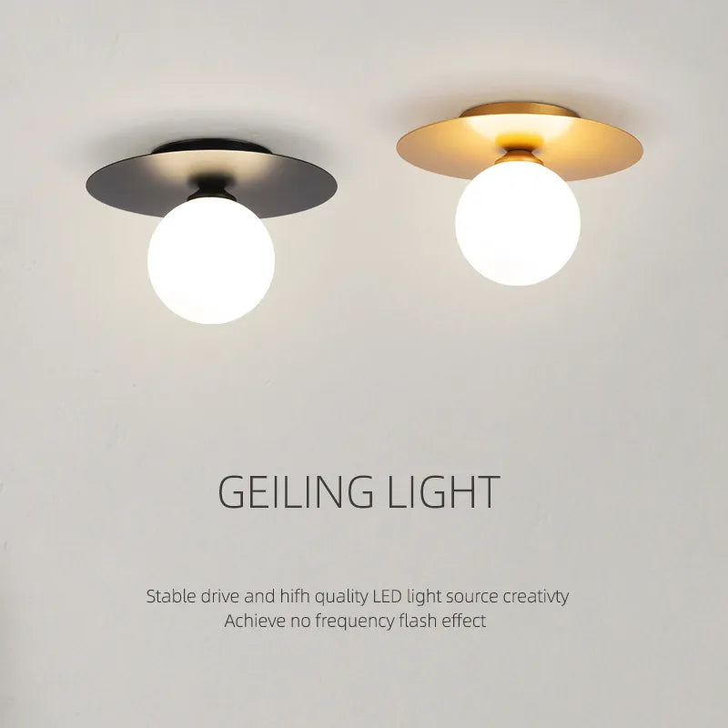 Plafones LED nórdicos diseño elegante