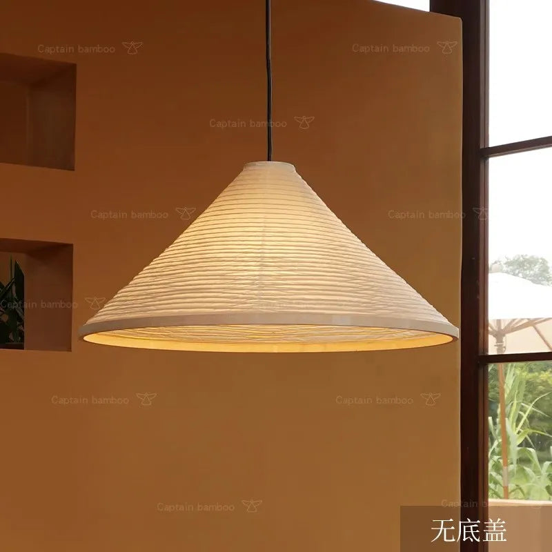 lustre japonés wabi sabi en papel de arroz LED