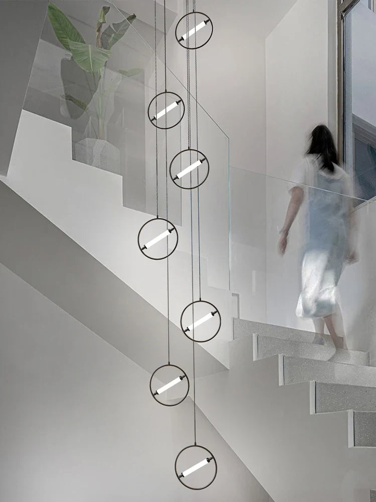lámpara de techo LED moderna para una iluminación nórdica elegante