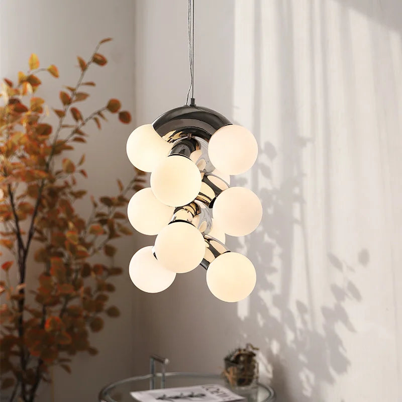lámpara moderna creativa estilo nórdico vintage forma de racimo decorativa