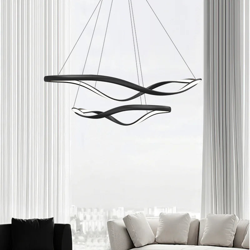 Lámpara colgante minimalista de diseño moderno.