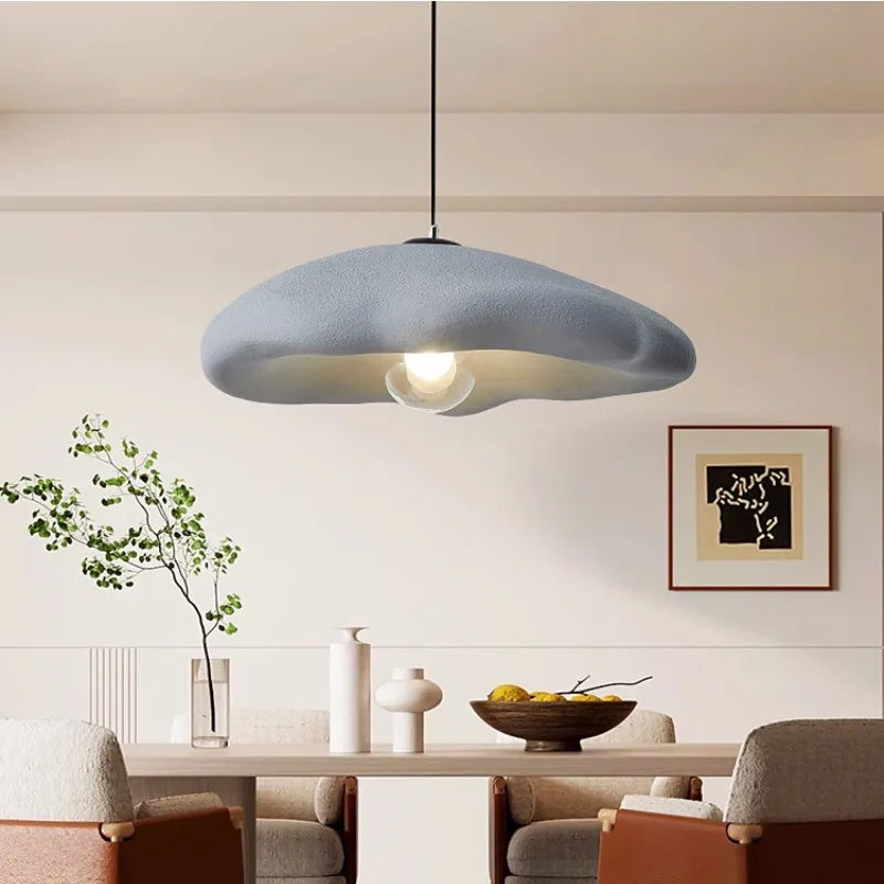 lámpara led nórdica wabi sabi creativa minimalista