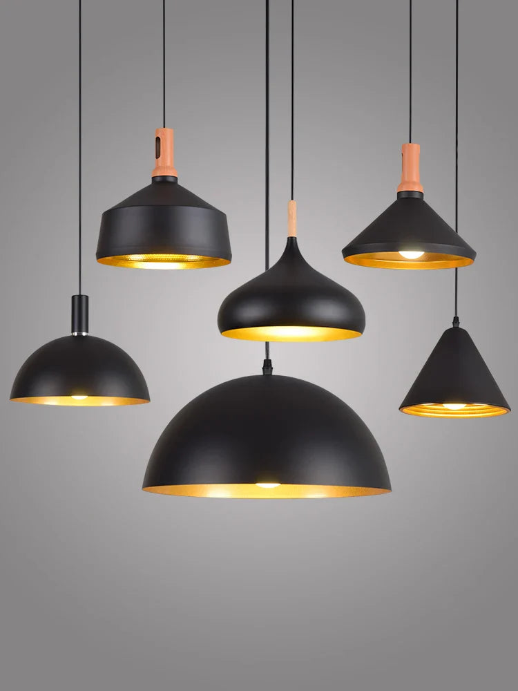 lámpara LED creativa estilo industrial retro para restaurante