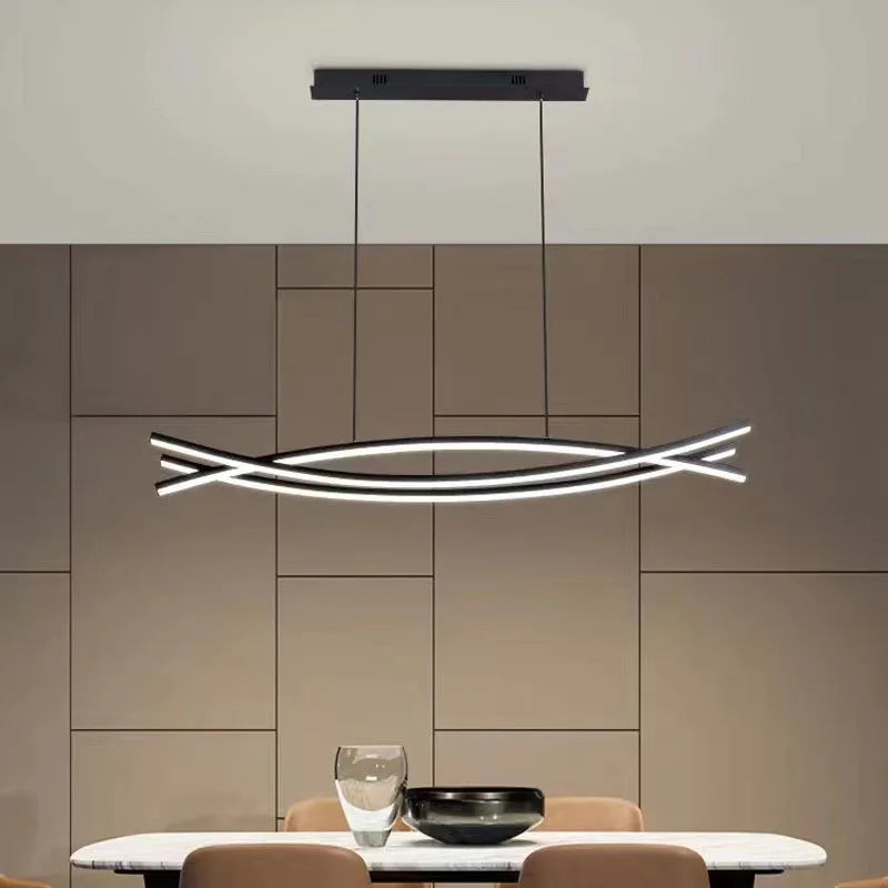 Lámpara colgante LED de aluminio ajustable