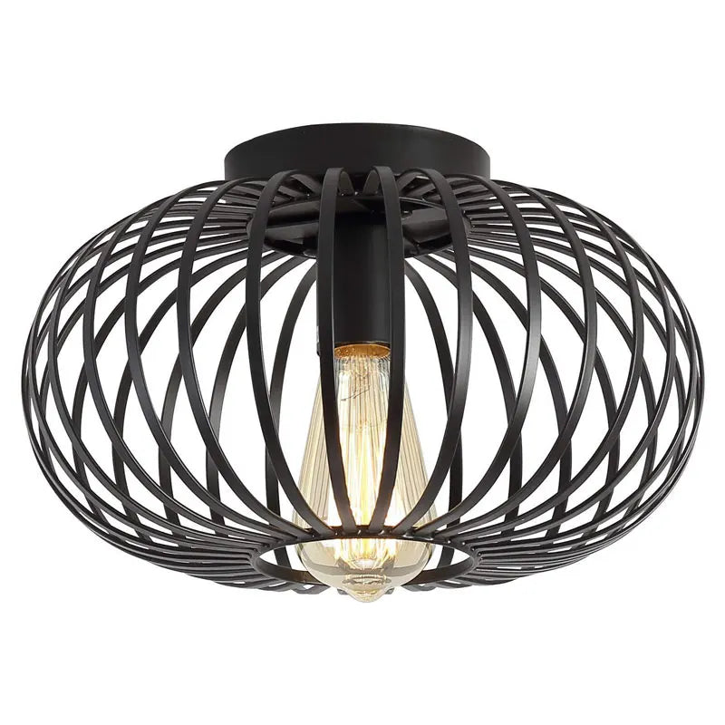 Plafón para baño negro industrial – Lieve, IP44