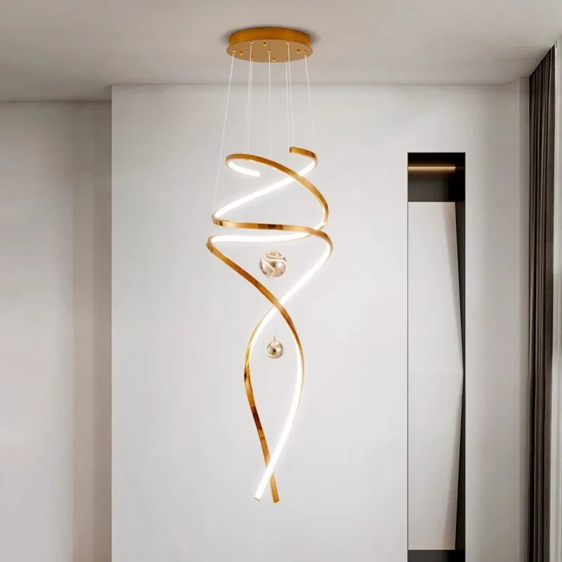 Lámpara colgante nórdica para iluminación interior salón