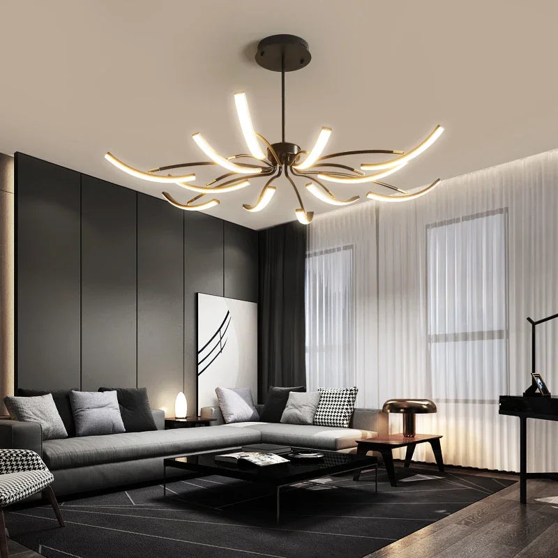 Lámpara LED moderna acabado mate elegante